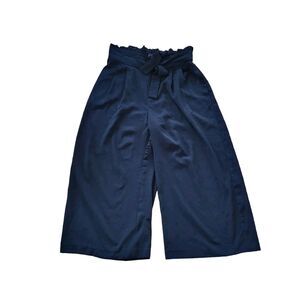 Zara trufaluc pant with pockets and tie belt, size large